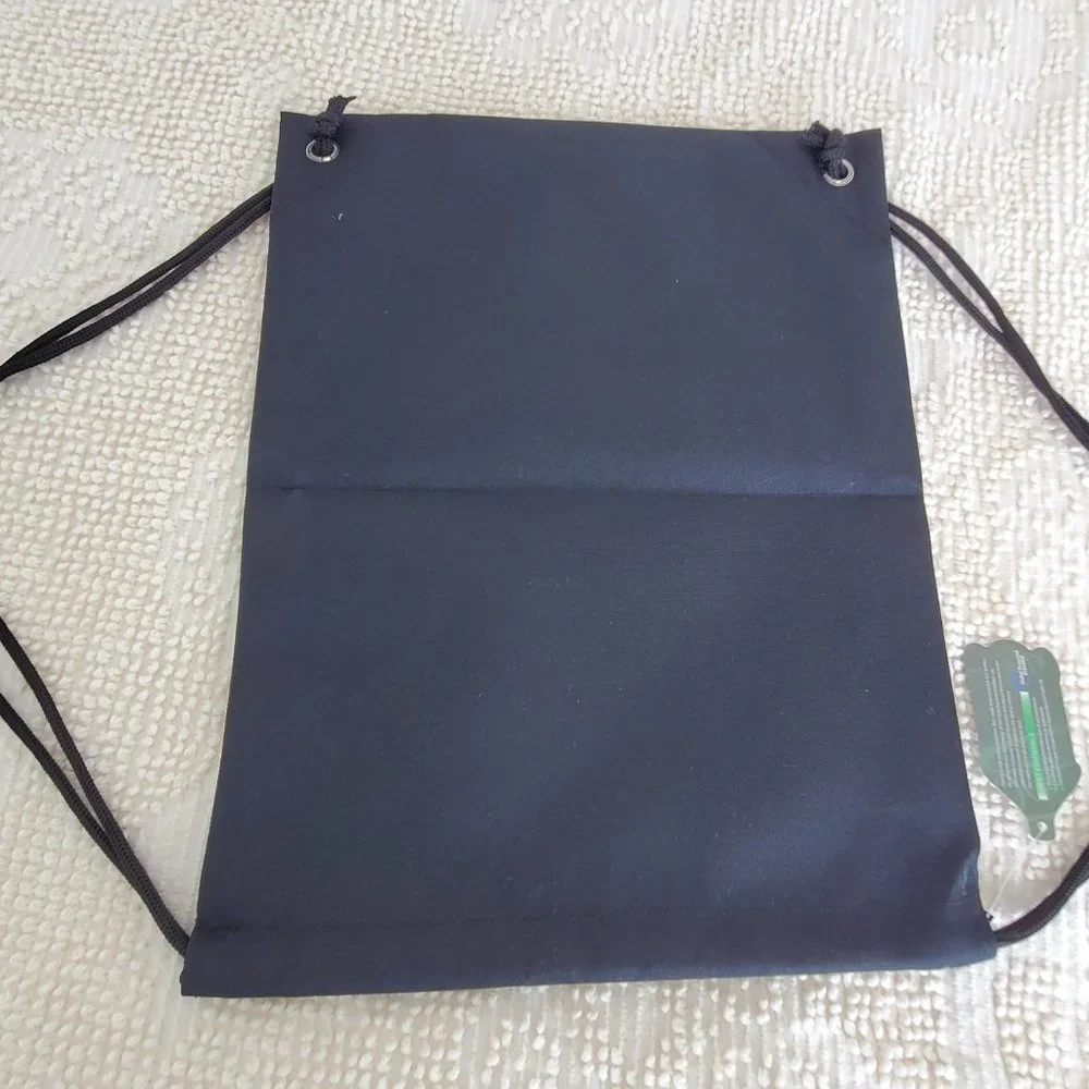 Two Draw String  Blue/Black  Backpacks